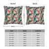 Kokopelli Symbol Square Pillow Case  Cushion Cover Awesome Zipper Decorative Throw Pillow Case Cover for Sofa 40x40cm