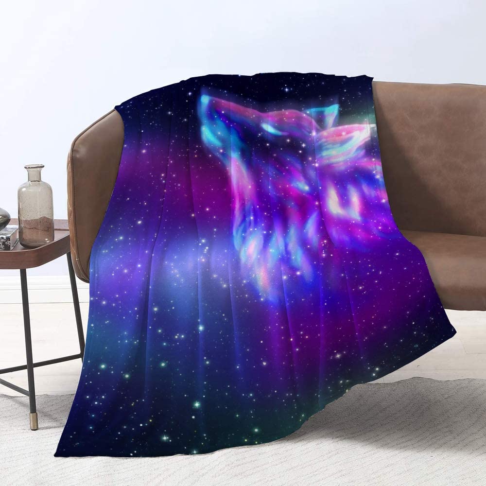 Yellow Rose Blanket Astrology 3d Printed Blanket Wolf Sofa Blanket Warm Soft Bedspread Flannel Blanket Home Decor