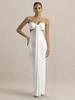 European and American style sexy one-word collar streamer dress popular hollow slim sleeveless night dress