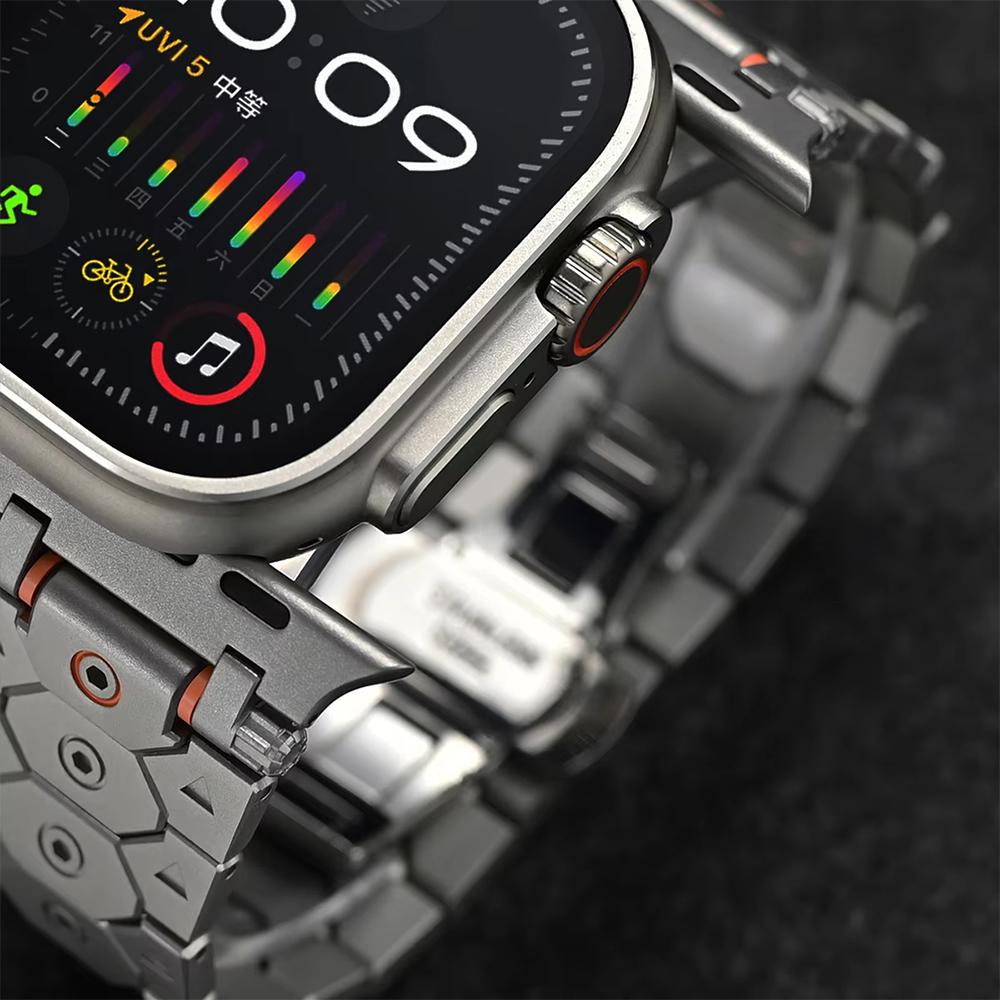Business Stainless Steel Strap For Apple Watch Ultra 2 49mm 10 42mm 46 Bracelet for iWatch 9 8 7 6 5 4 se 45mm 44mm 40 38mm Band