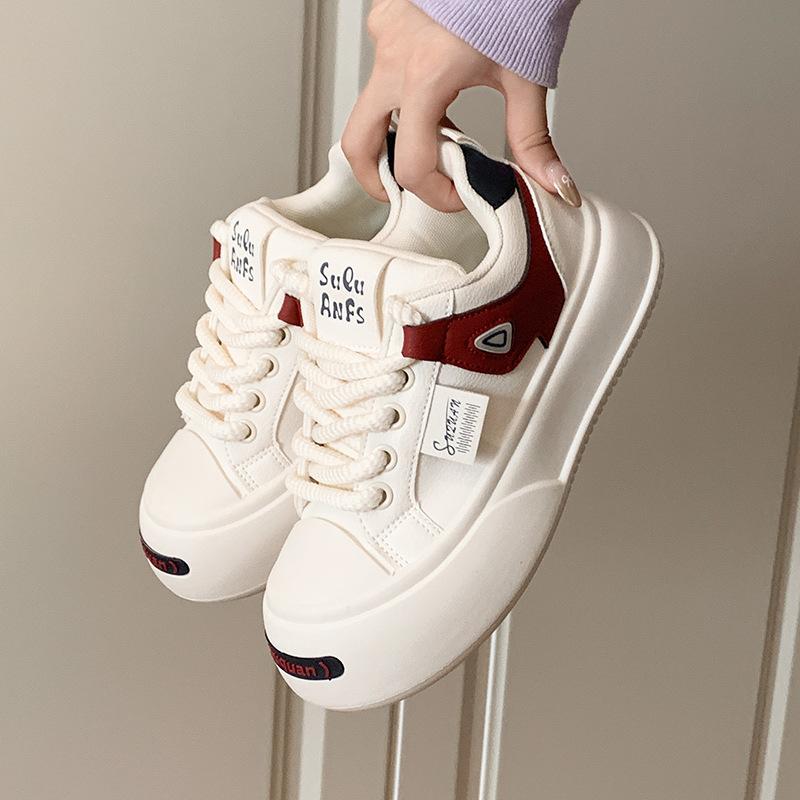 2025 little white shoes children's autumn new Korean version ins female students leisure sports versatile board shoes street shot K1722