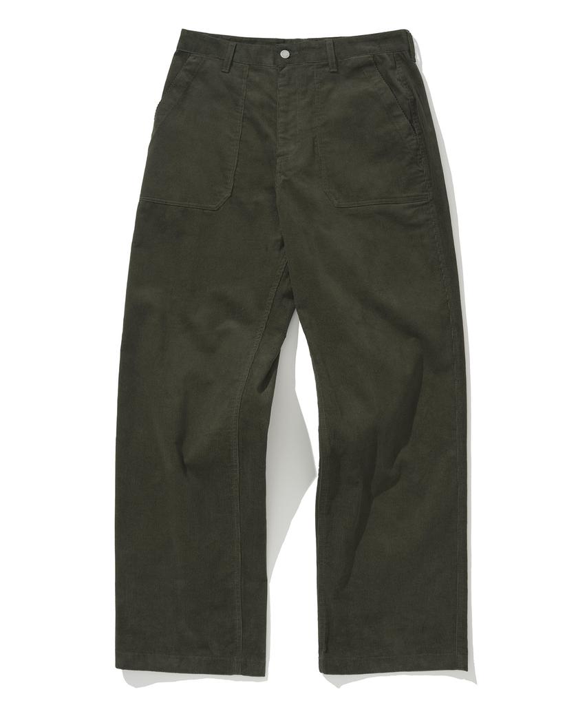 UNIFORM BRIDGE Corduroy Fatigue Pants Olive