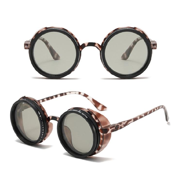 Unisex Retro Manual Dimming Sunglasses ND Adjustable Design Outdoor PC Frame Comfortable Fit
