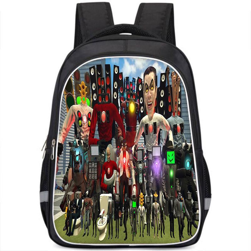 Trendy Street Fashion Oxford Cloth Large Capacity Student Backpack Unisex