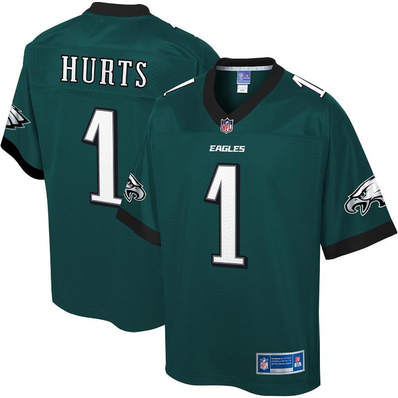 NFL PRO LINE Herren Jalen Hurts Mitternachtsgrün Philadelphia Eagles Trikot 6XL