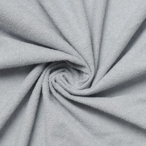 Premium Terry Fitted Sheet with Elastic 70x140x10 Grey