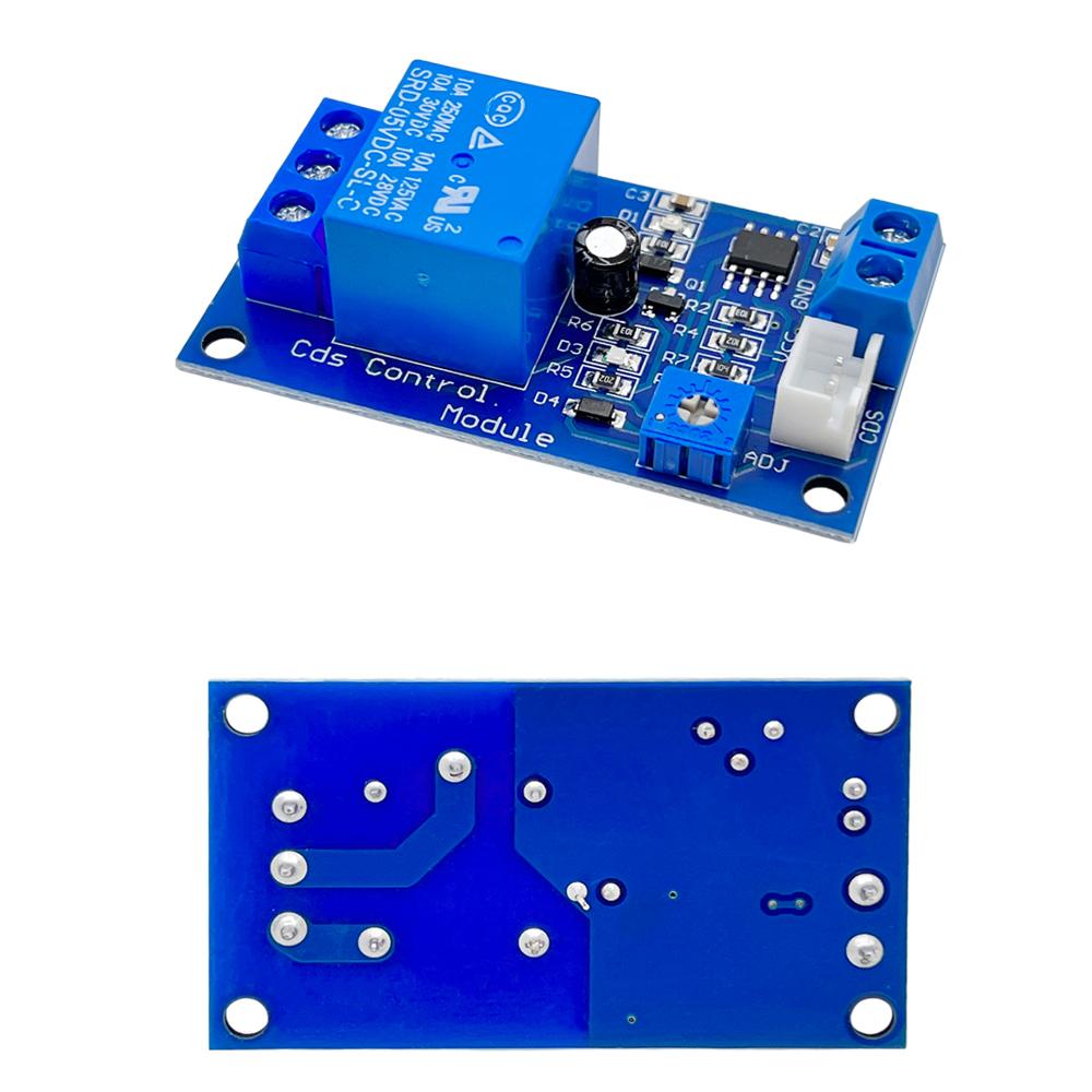 XH-M131 DC 5V / 12V Light Control Switch Photoresistor Relay Module Detection Sensor 10A Brightness Automatic Control Module Relays 5