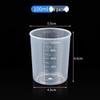 Large Capacity Plastic Measuring Cup with Scale for Baking, Milk Tea, and Experiments