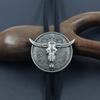 Vintage Bullhead Head Bolo Tie Cowboy Styles Rope Tie Necklace for Men and Women Western Accessories Neck Jewelry