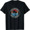 California CA Vintage Graphic Retro 70s T-Shirt