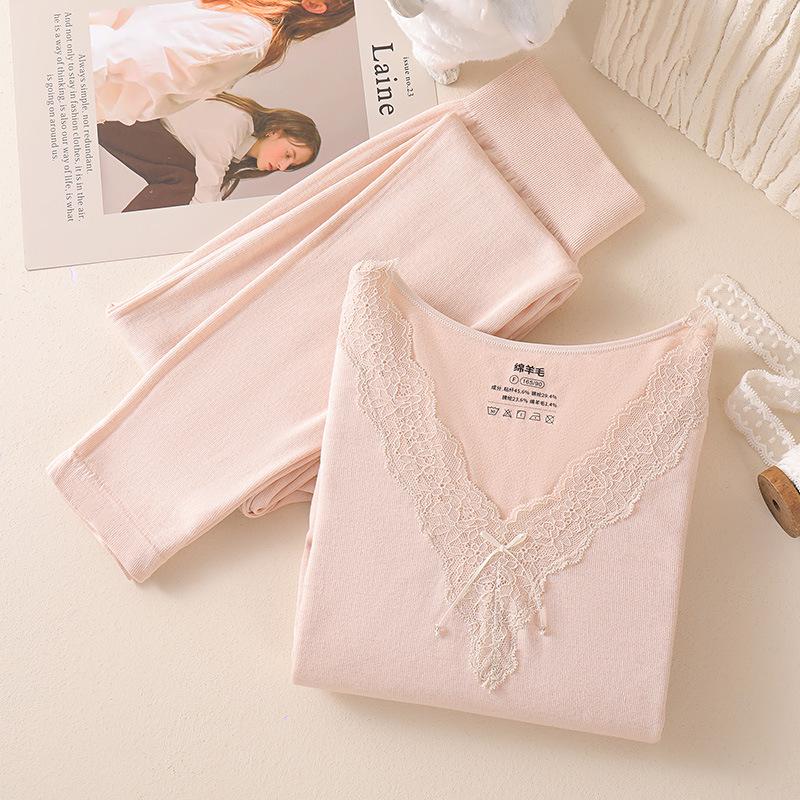 2025 Women's Seamless Thermal Body Shaping Set: Warm, Versatile Base Layer for Autumn/Winter