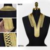 Gold Thread Collar Trim Sewing Applique For Handmade Suits And Dance Costume Clothing Embellishment Sewing Accessories