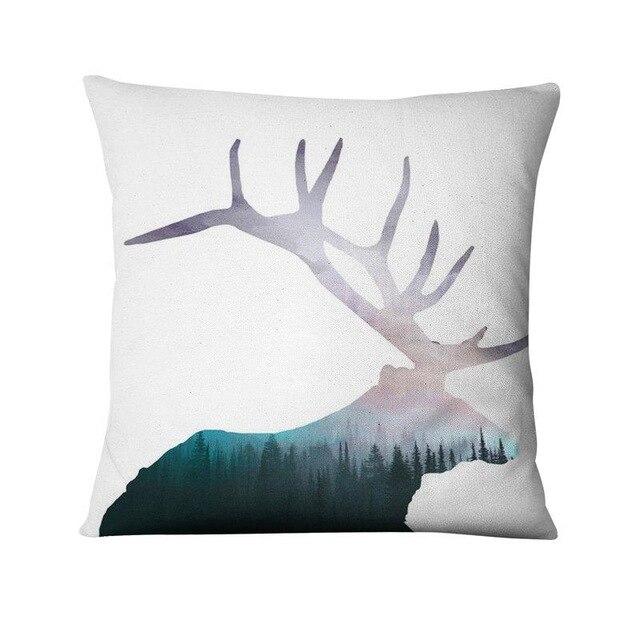 Aquarell Wald Druck Kissenbezug Kissenbezug Dekorativ Heimdeko Sofa Moda