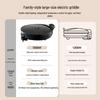 Midea 1500W Non-Stick Double-Sided Electric Griddle CN plug (adapter included)