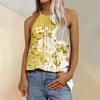 Damenmode, lässig, ärmellos, bedruckt, verstellbare Träger, Weste, T-Shirt
