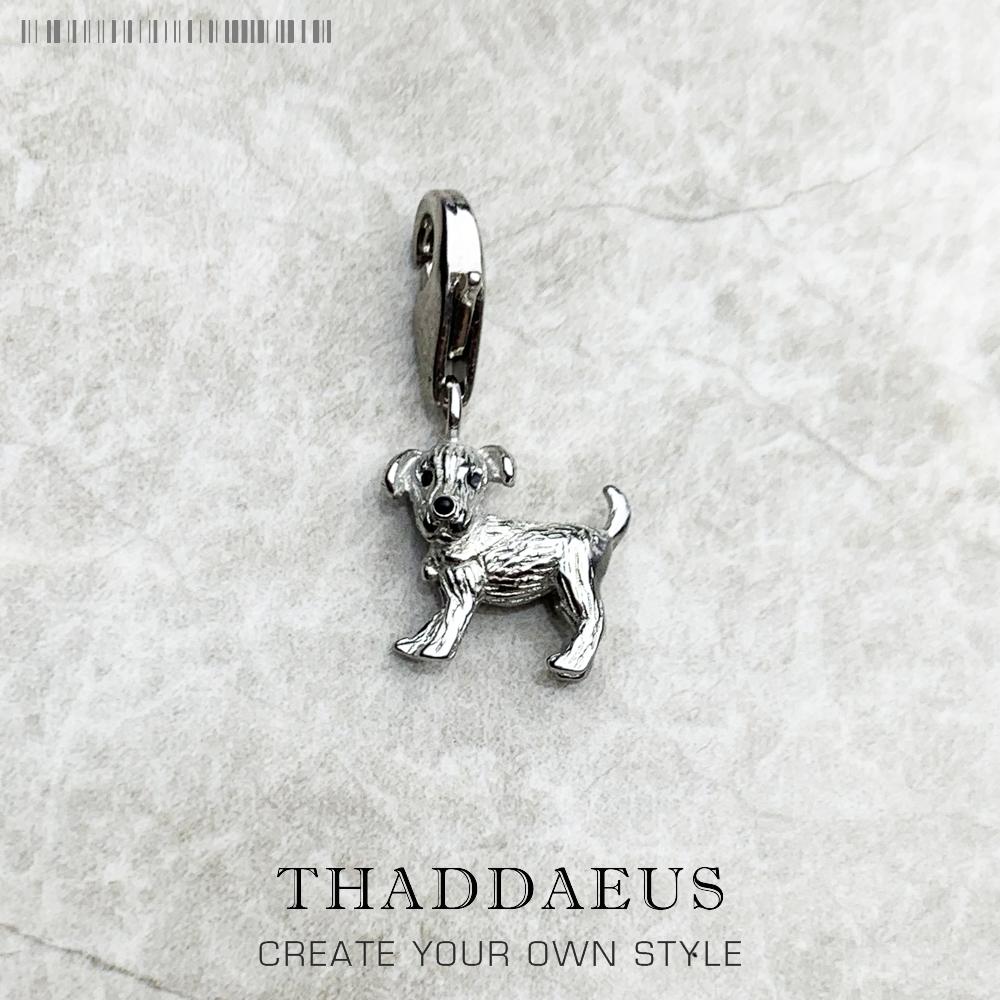 

Winter New Fashion Small Dog Charm 925 Silver Pure Cute Pendant Women Men Jewelry Gifts