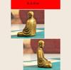 Miniature Jizo Bodhisattva Buddha Antique Bronze High x 4cm Ideal for Parenting and Water as well as Buddhist Altar Jizo Statue, (4.7cm Wide) [Jizo
