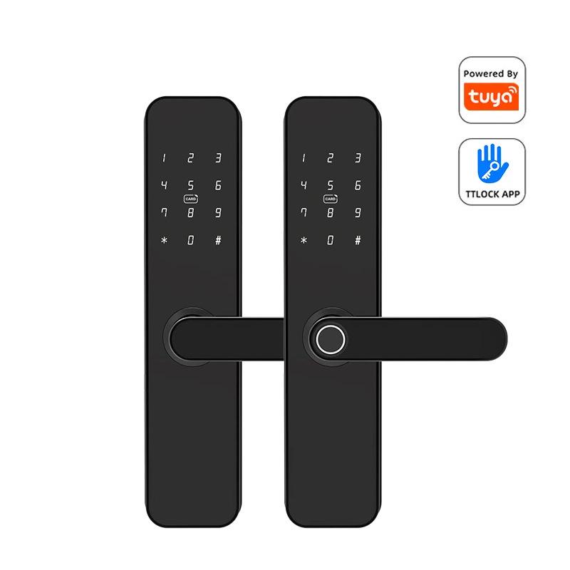 TTLOCK Smart Fingerprint Passwort Schloss mit 28 Sprachen, Amerikanischen Standard Kompatibel mit Tuya