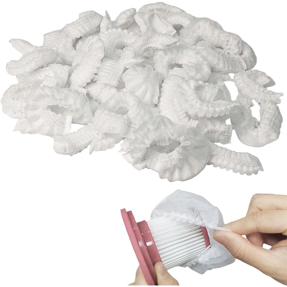  100-piece Vacuum Cleaner Filter Cartridges - Easy To Install, Extended Service Life, Disposable