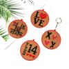Various Symbols Keychain Silicone Mold with Hole Keyring Pendant Handmade Mold Valentine's Day Birthday Gift Jewelry
