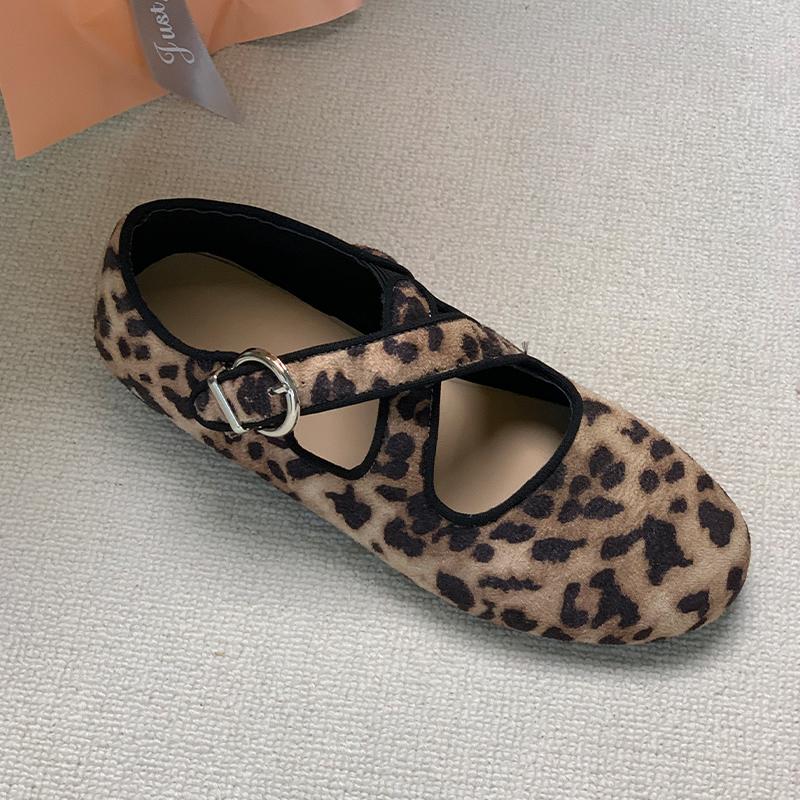 

Балетки Женские Леопардовые Туфли Новые Дизайнерские Лоферы Летние Повседневные Сандалии 2025 Для Ходьбы Платье Уютные Сандалии Женские 40 леопардовый