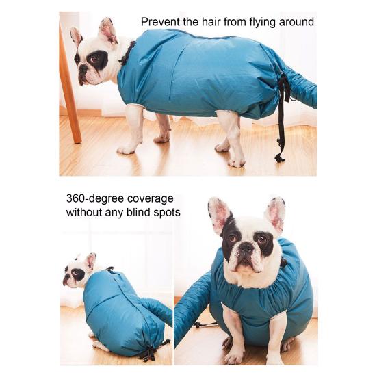 Pet Drying Bag Dogs Fast Drying Tool Compatible with Blow Dryers Portable Pet Hair Dryer Bag for Small Medium Large Fluffy Dogs And Cats