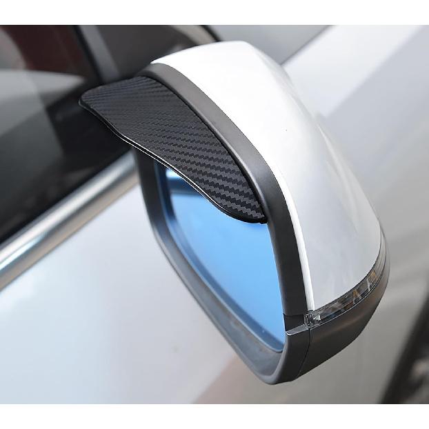 2PCS Side Mirror Visor Rain Guards, Car Rear View Mirror Rain Cover | Silicone Rain Shield, Mirror Cover Rubber Visor Guard