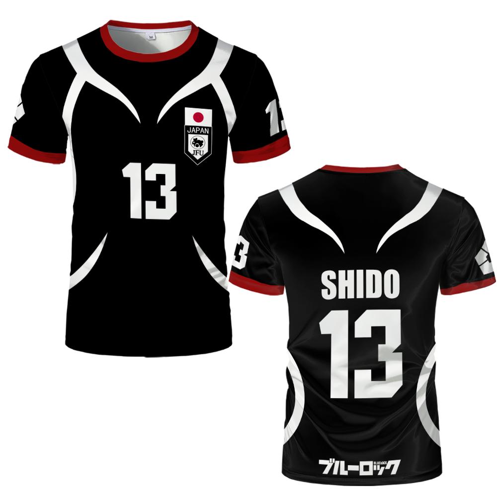 

Мужская аниме-джерси синяя футболка с принтом «Саэ Итоши» для ролевых игр, 3D-принт, мужская и женская модная футболка большого размера с коротким рукавом, дышащая M