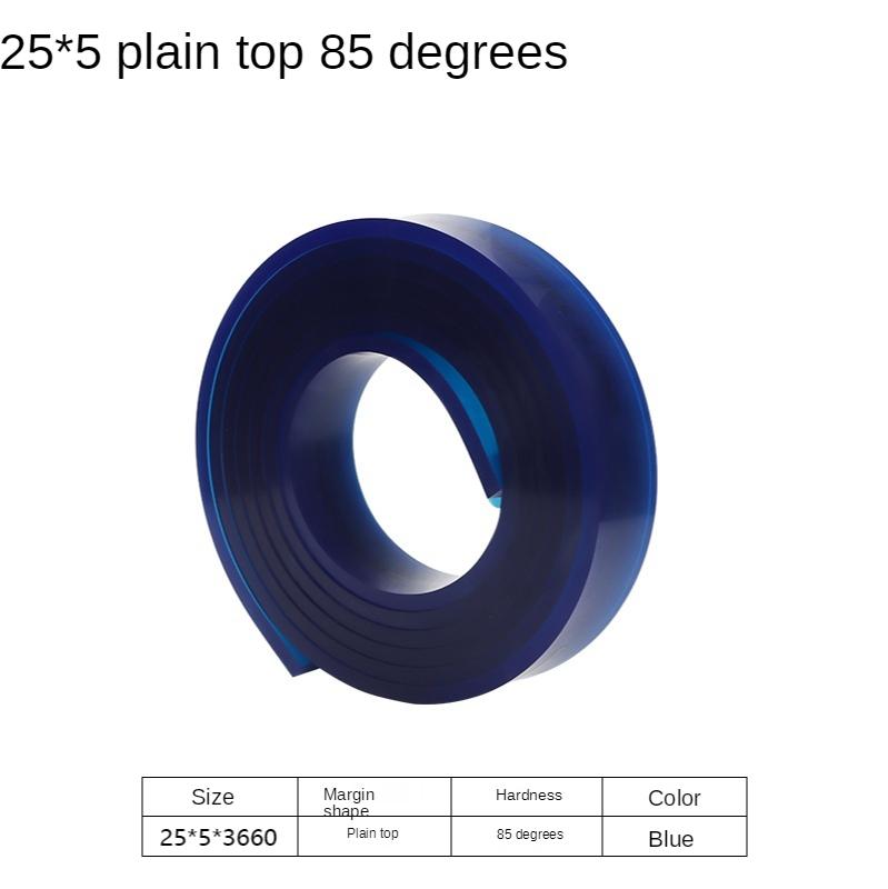 25mm*5mm Flat Silkscreen Squeegee Rubber 60A 65A 75A 80A DIY Silk Screen Printing Ink Scratch Board Tools Squeegee Rubber Blade