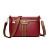 Women's bag 2025 winter new mother bag fashionable atmosphere shoulder messenger bag trendy middle-aged women's bag splicing handbag
