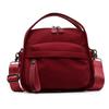 Trendy Solid Color Nylon Crossbody Bag Zippered Pockets Casual City Bags Travel