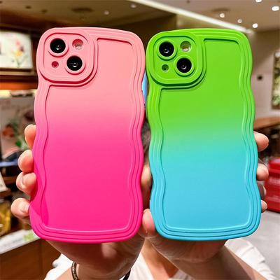 Samsung S23Ulera, S20, S22plus, S21 Gradient Wave Anti-drop Phone Case - Protection with Style