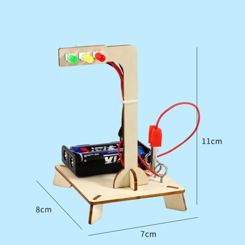 DIY Traffic Light Kit for Student Science Experiment Fun Electronic Assembly Educational Toy Home School Project
