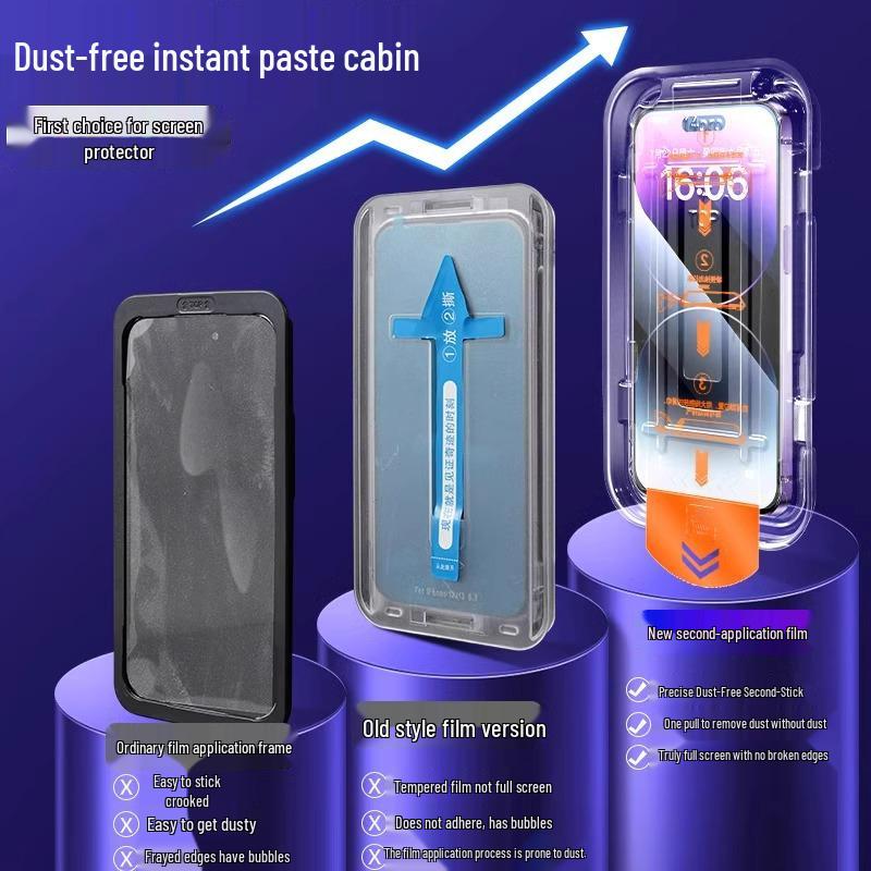 Apple iPhone 13/14 Pro Max/15 Pro Tempered HD Dust-Free Screen Protector