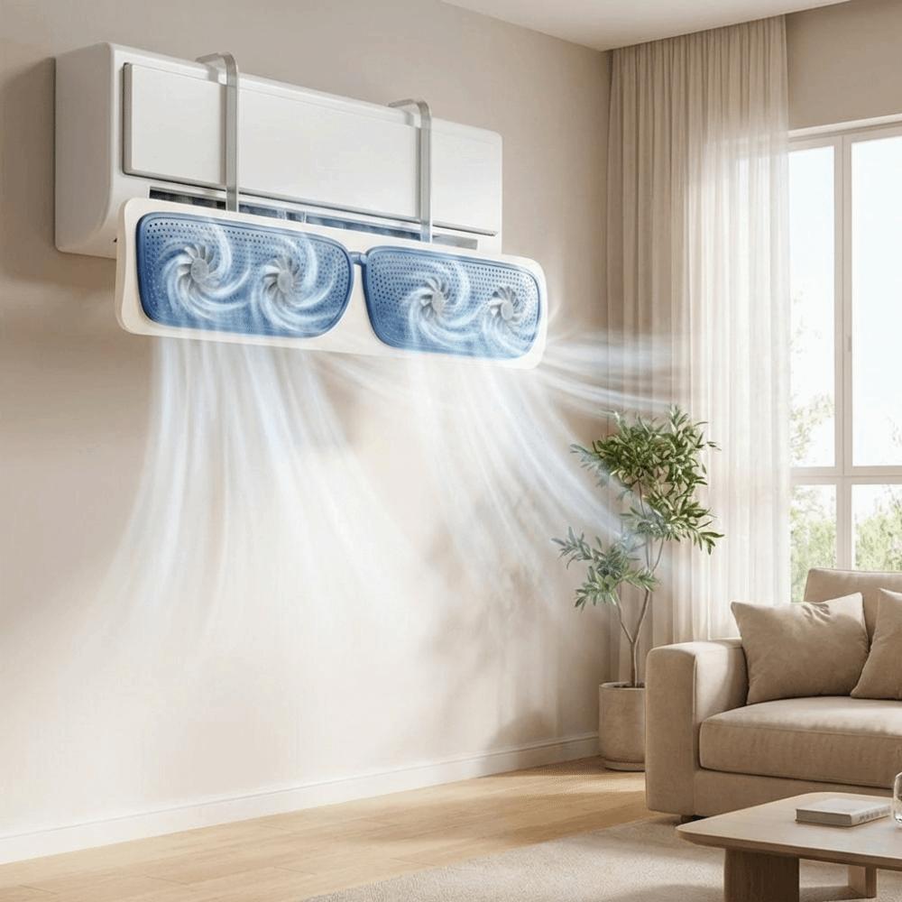 Windproof Air Conditioner Windshield Silent Wind Direction Baffle  Pregnant Women