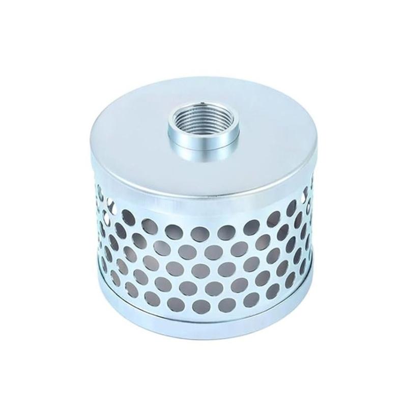 

High Efficiency Water Suction Filter Corrosion Resistant Pump Strainer Basket For Pumps Carbon Plated Steel Construction 1Inch
