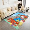 Pippi Adventure Floor Rug Office Rug Design for Living Rooms Outdoor Hallway Balcony Anti-slip Rug Anime Office Decor Perfect Gift for Women/Men