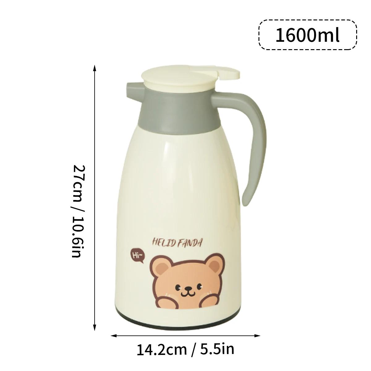 

Чайник-термос со стеклянным вкладышем, портативный, большой емкости, грелка, офисный бытовой чайник с вакуумной изоляцией