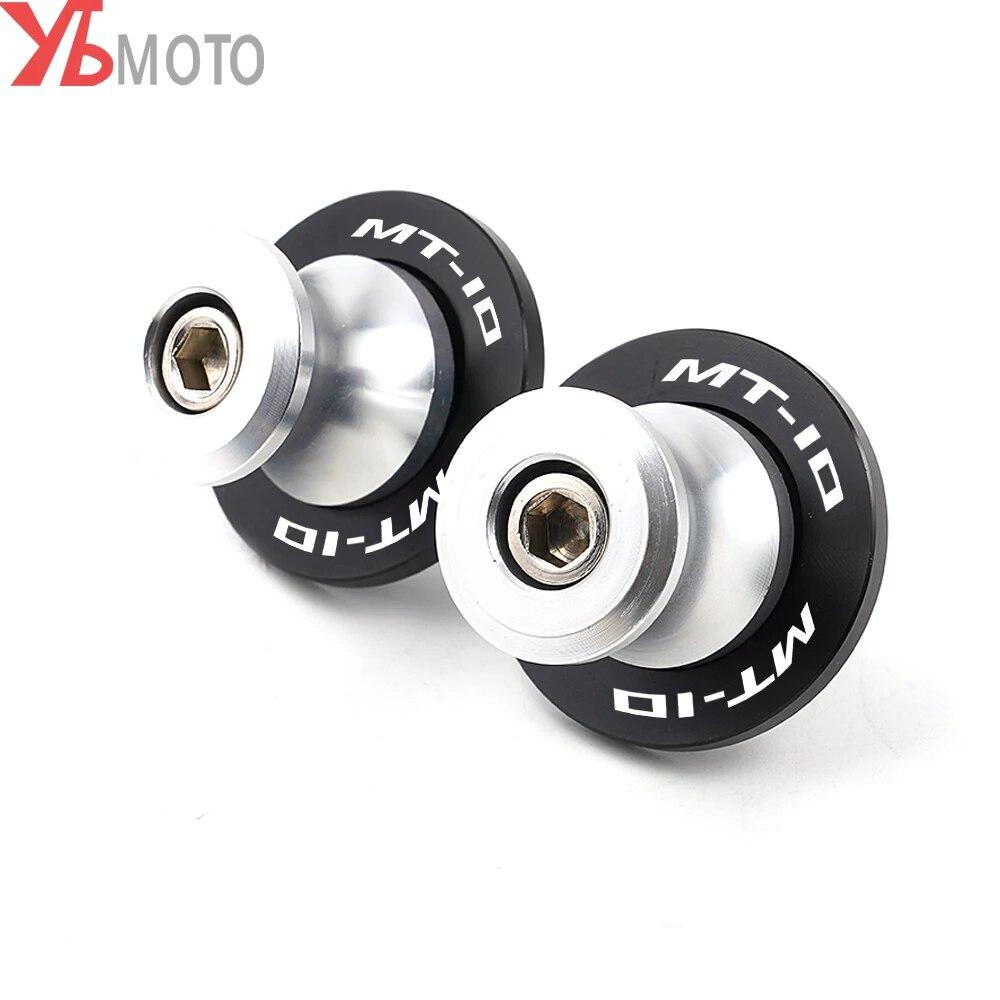 Motorcycle Swingarm Spools CNC 6mm Slider Stand Screws For YAMAHA MT10 MT-10 2016- MT10 SP 2022 Accessories