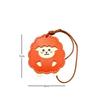 Cute Cartoon PU Leather Lamb Keychain Animal Key Ring Portable Bag Hanging Charm for Backpack Handbag Valentine Gifts