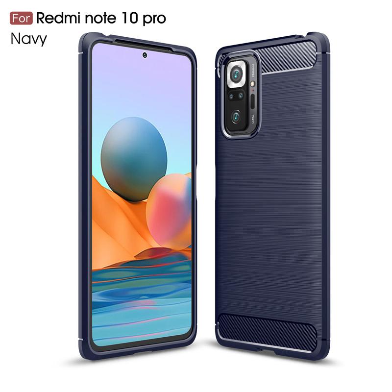 

Для Чехол Xiaomi Redmi Note 10 Pro Чехол Для Redmi Note 10 Pro Capa Ударопрочный ТПУ Мягкий Чехол Redmi Note 10S 10 11 12 Pro Fundas For Mi 11T (Pro) синий