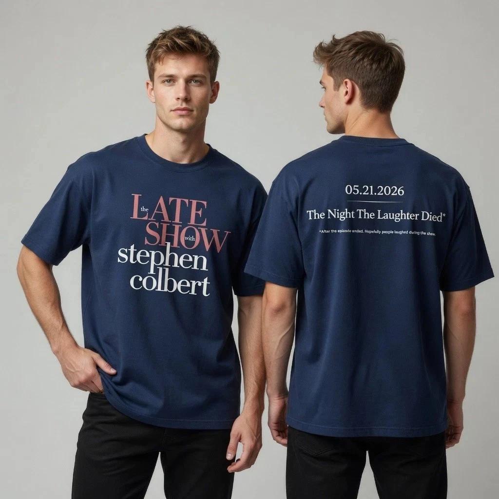 Late Talk Show Final Episode 2026 Thank You Fans Graphic T-T-Shirt, Fan Gift T-Shirt 3XL