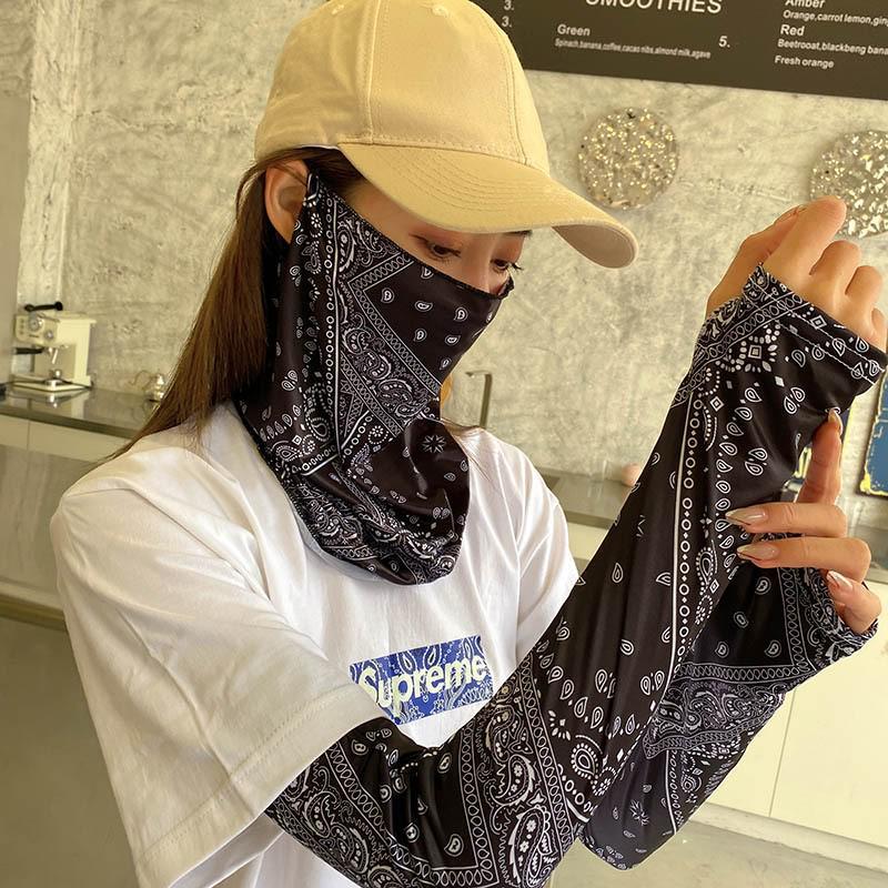 Paisley UV Protection Face Mask and Neck Guard for Men & Women - Perfect for Spring, Summer Cycling & Driving