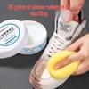 White Shoe and Leather Cleaning Cream - Ideal for Leather Goods, Sofas, and Plastic Products