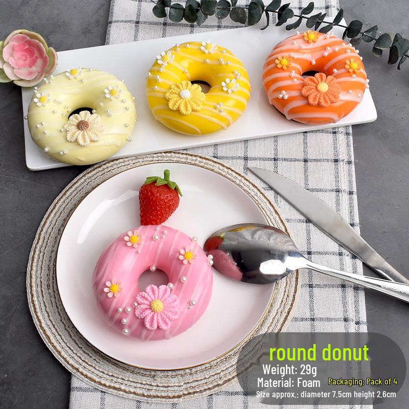 Fake Fruit Cake Toy: Squeeze Toy & Baking Display Prop for Kids