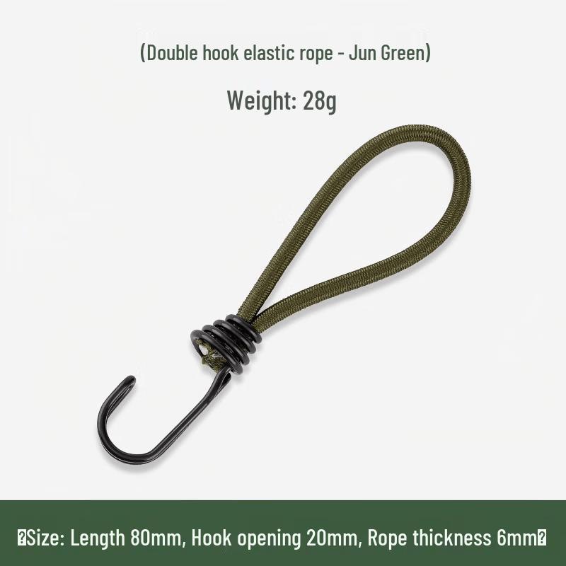 Elastic Bungee Cords with Double Hooks