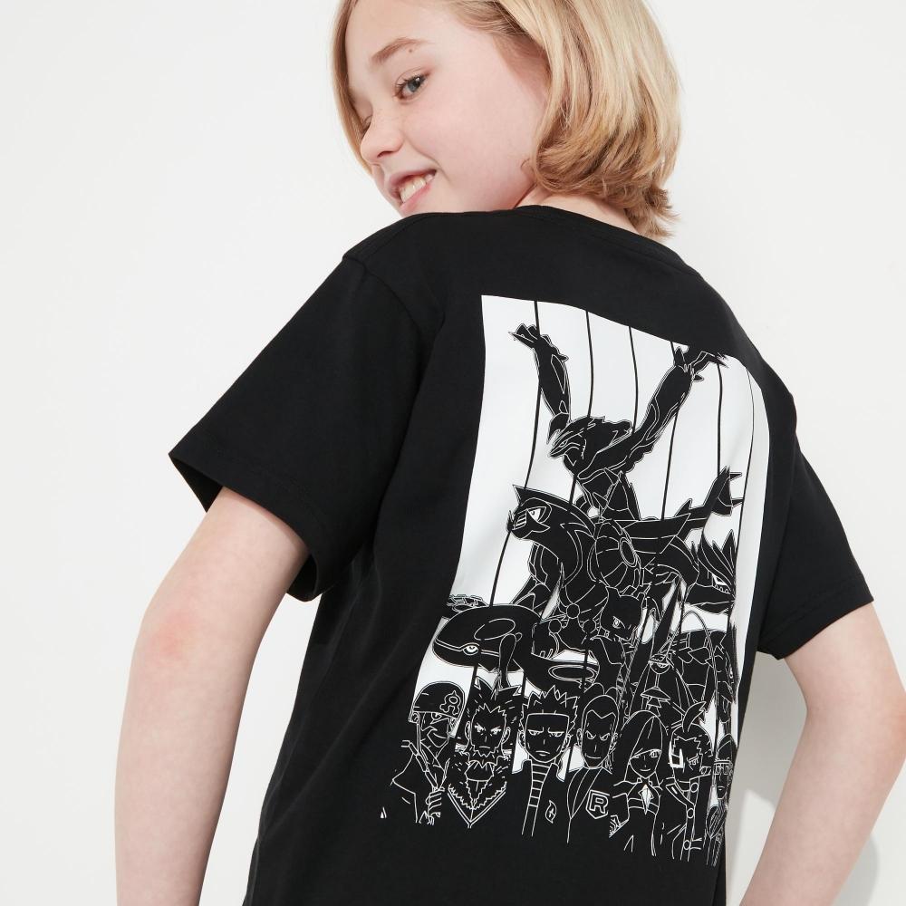 

UNIQLO JAPAN KIDS Футболка с рисунком Pokemon Masters EX UT с короткими рукавами