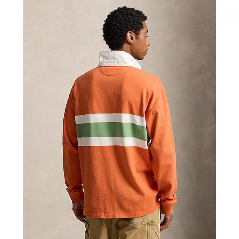 Polo Ralph Lauren Men S Big Fit Stripe jerSey Rugby Shirt Mnpokni16825289800