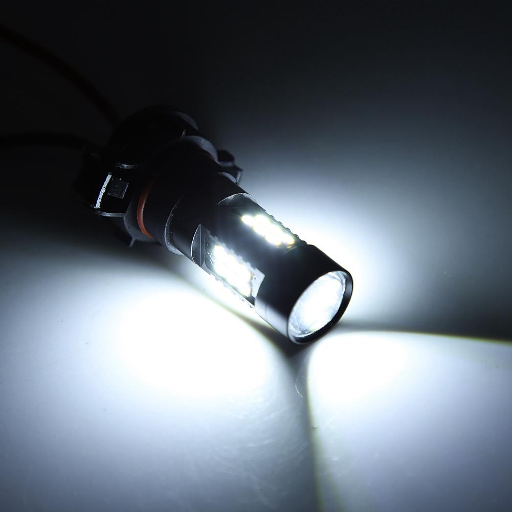 Lampă de ceață albă H16 21W 3030 SMD LED Lampă de ceață față pentru mașină Bec pentru faruri DC 1228V