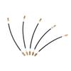 5Pcs Nylon Tailgut Tail Gut Tailcord with Brass Screw Connector for 3 4 4 4 Violin